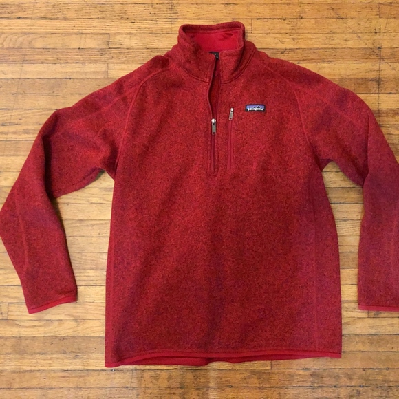 patagonia molten lava better sweater